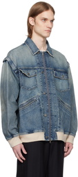 Golden Goose Blue Washed Denim Jacket