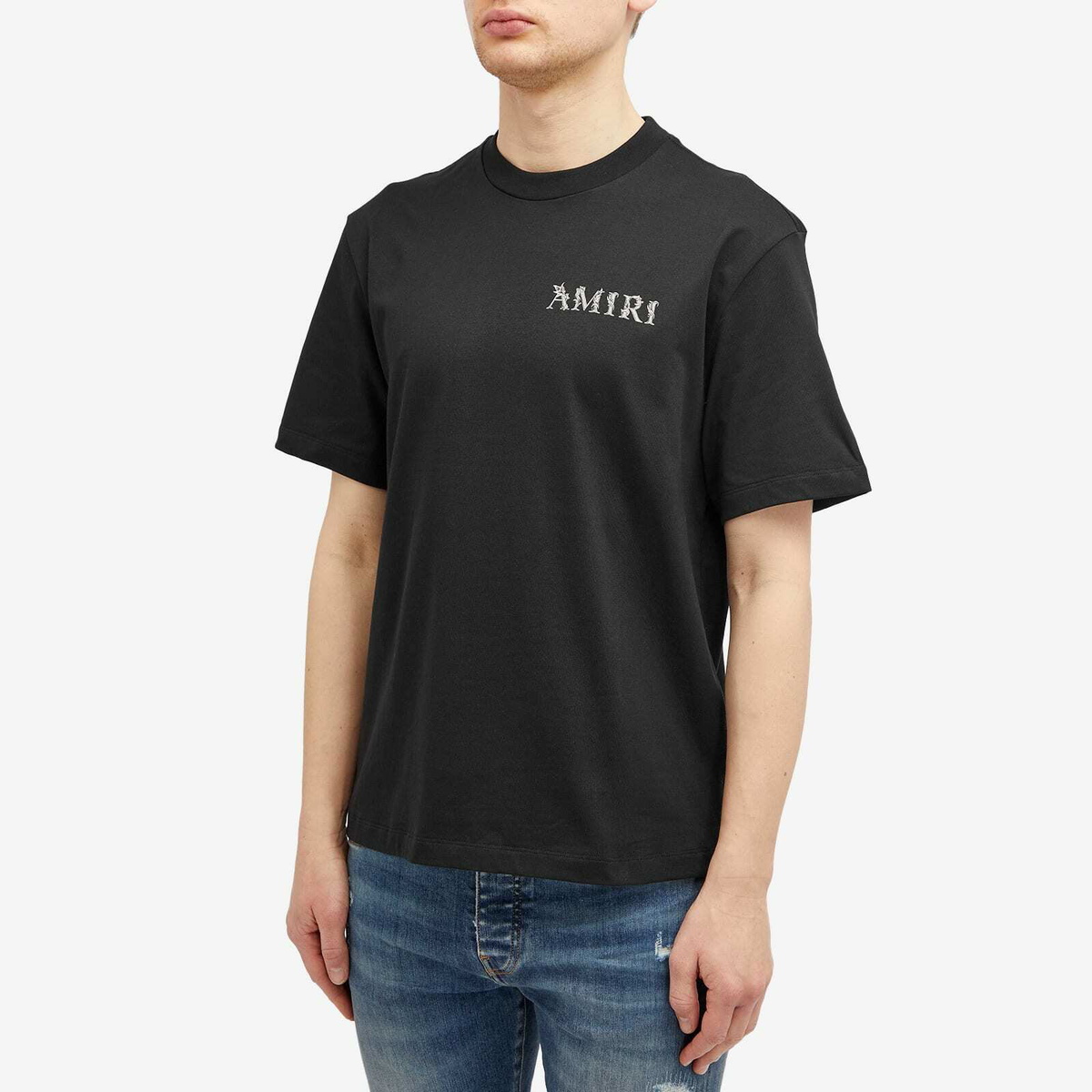 Tシャツ・カットソー AMIRI Men T-shirt Black AMJYTE1204 001 Amiri Hollywood cotton t-shirt AMIRI - Nugnes1920
