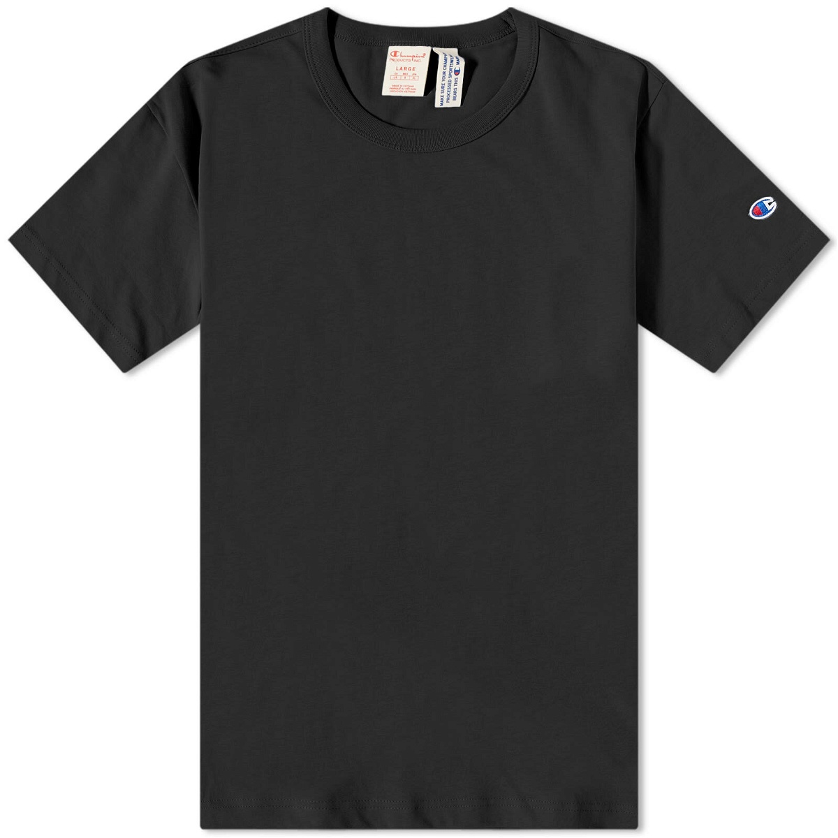 Champion Reverse Weave Men's Classic T-Shirt in Black Champion Reverse ...