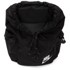 Nike Black Heritage Rucksack Backpack