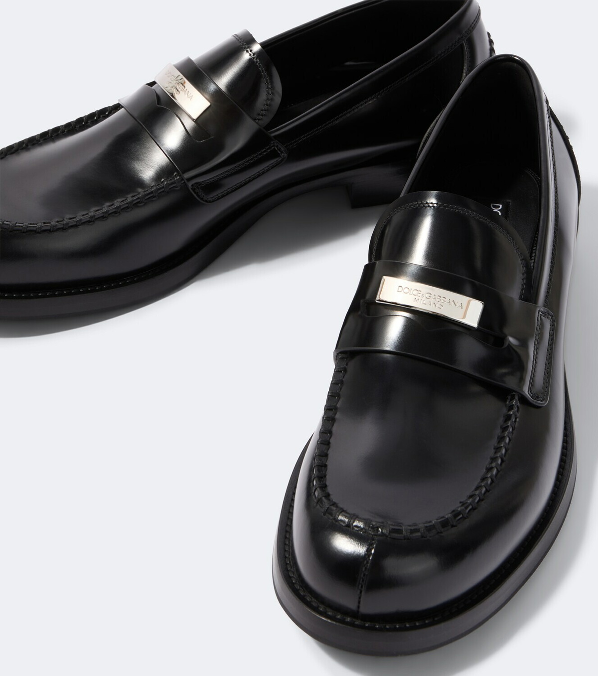 Dolce&Gabbana Leather penny loafers