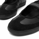 Adidas Women's Samba Jane Sneaker in Core Black/Core Black/Core Black