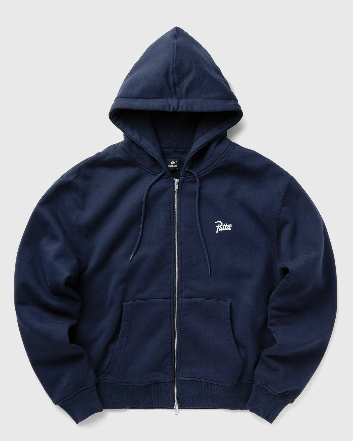 Patta Patta Classic Zip Up Hooded Sweater Blue Hoodies/Zippers