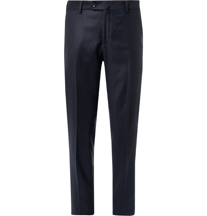 Photo: Loro Piana - Slim-Fit Cashmere Trousers - Men - Navy