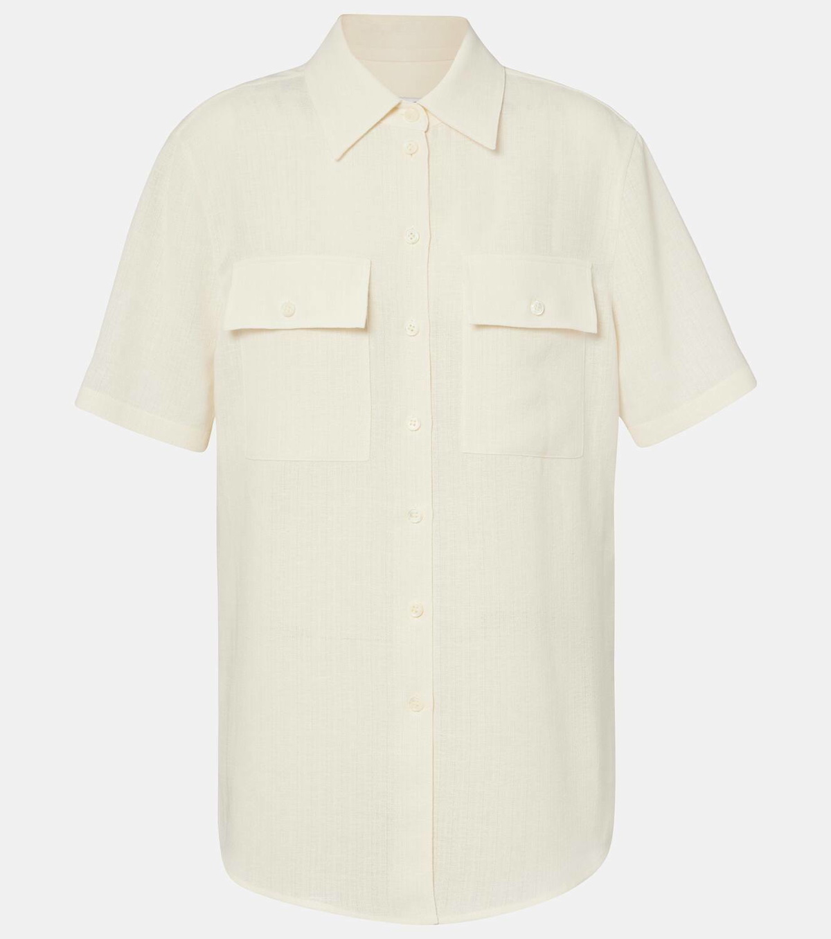 Loro Piana Shirley linen crêpe shirt