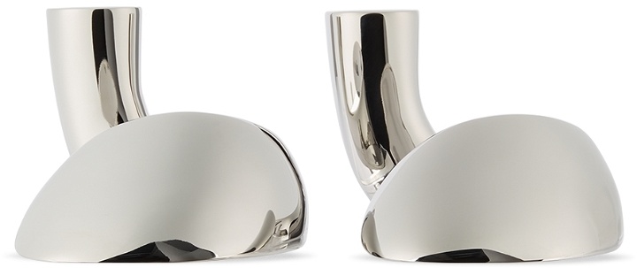 Photo: Georg Jensen Stainless Steel Bloom Candle Holder Set