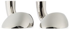 Georg Jensen Stainless Steel Bloom Candle Holder Set