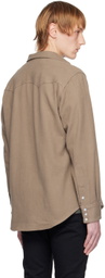 The Letters Tan Western Shirt