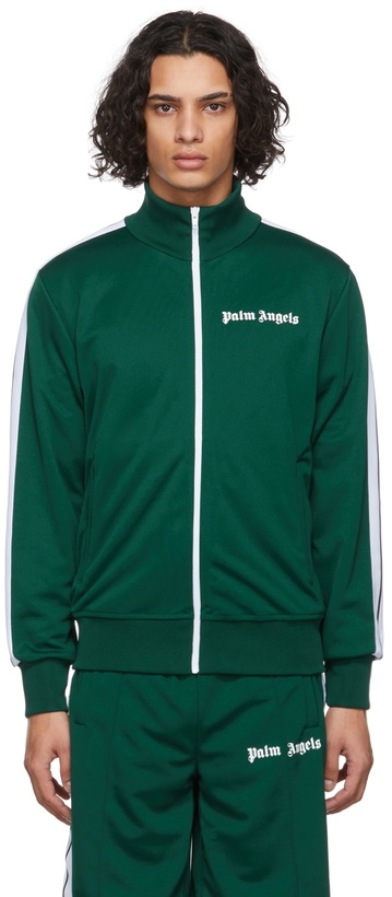 Photo: Palm Angels Green Classic Track Jacket