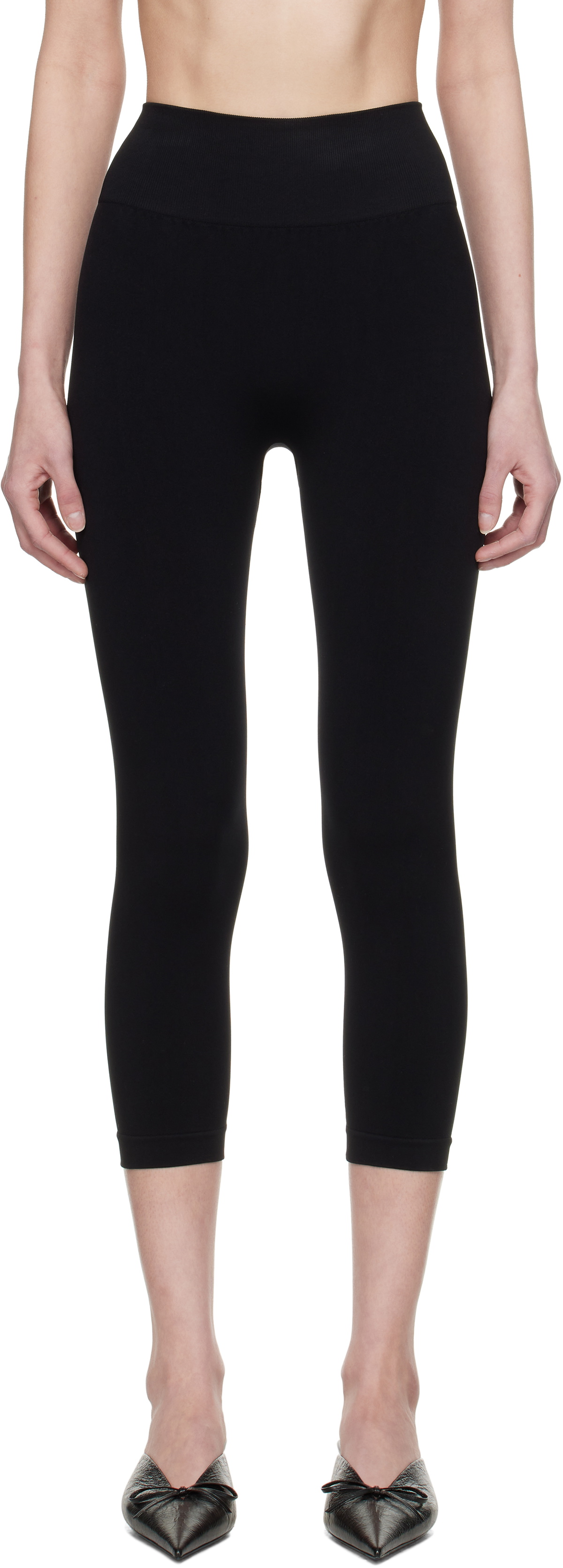 Swedish Stockings Black Elda Capri Leggings