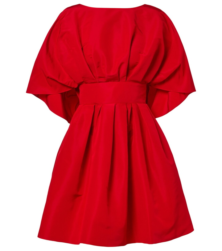 Photo: Carolina Herrera Fan gathered silk minidress