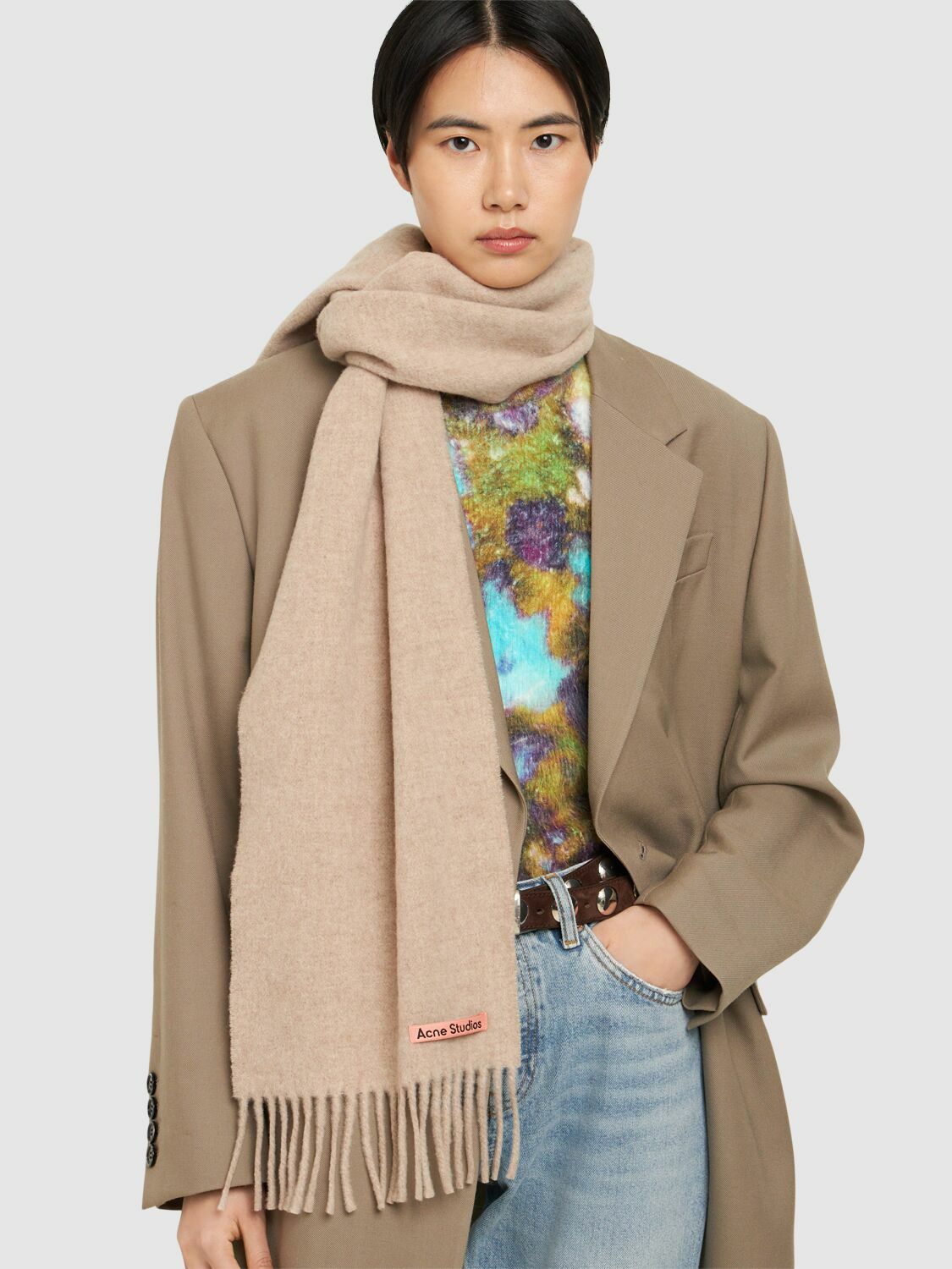【Acne Studios】CANADA SKINNY NEW SCARF☆送料関税込み☆ ACNE STUDIOS - Canada Skinny Wool Scarf Acne Studios