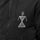 Heresy Men's Portal Zip Up Hoody in Black