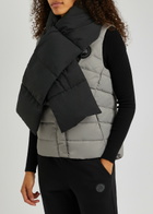 Canada Goose Quilted Shell Scarf - Black - One Size