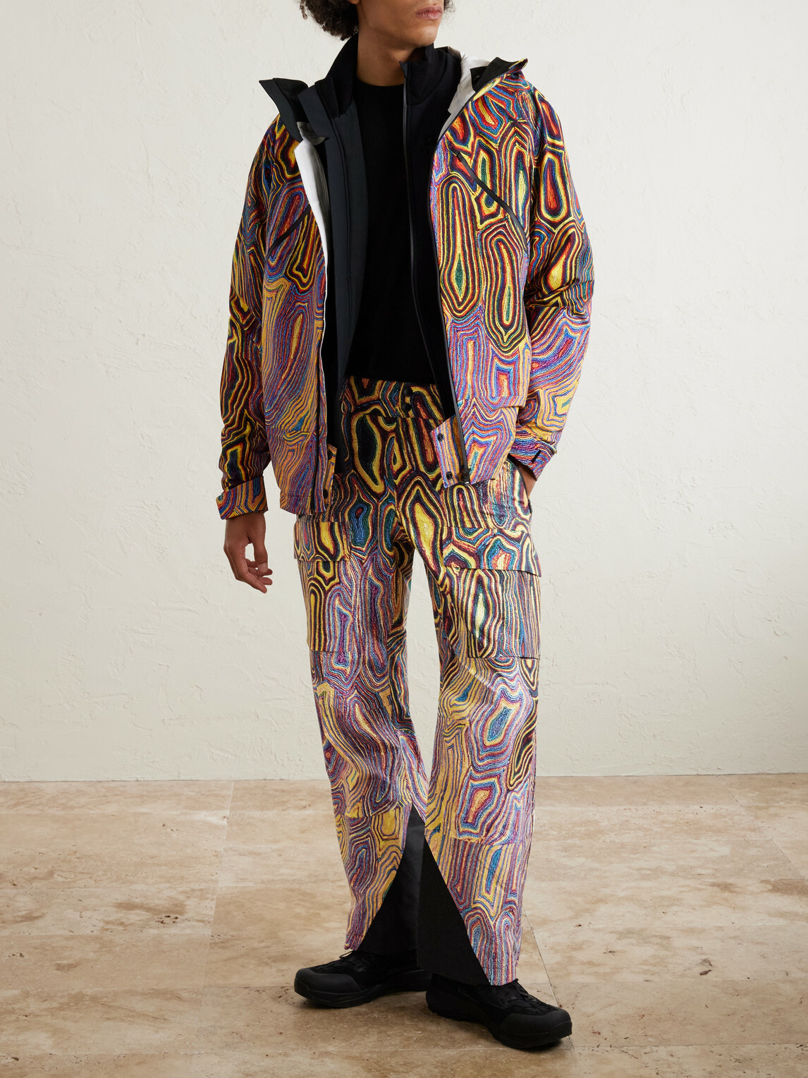 Aztech Mountain - Matthew Day Jackson Hayden 3L Printed Ski Pants - Purple