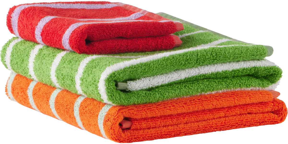 Dusen Dusen House Stripe Towel Set, 3 pcs
