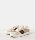 Gucci Ace suede sneakers