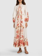 ZIMMERMANN - Vacay Billow Printed Linen Long Dress