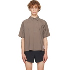 Satisfy Taupe PeaceShell River Short Sleeves Shirt