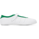 adidas Originals White Stan Smith Lo Ballerina Flats