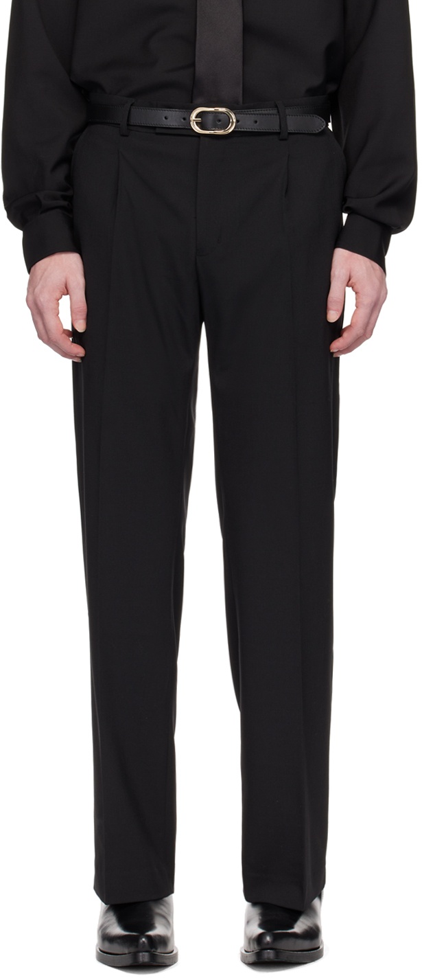 Photo: Ernest W. Baker Black Pleated Trousers