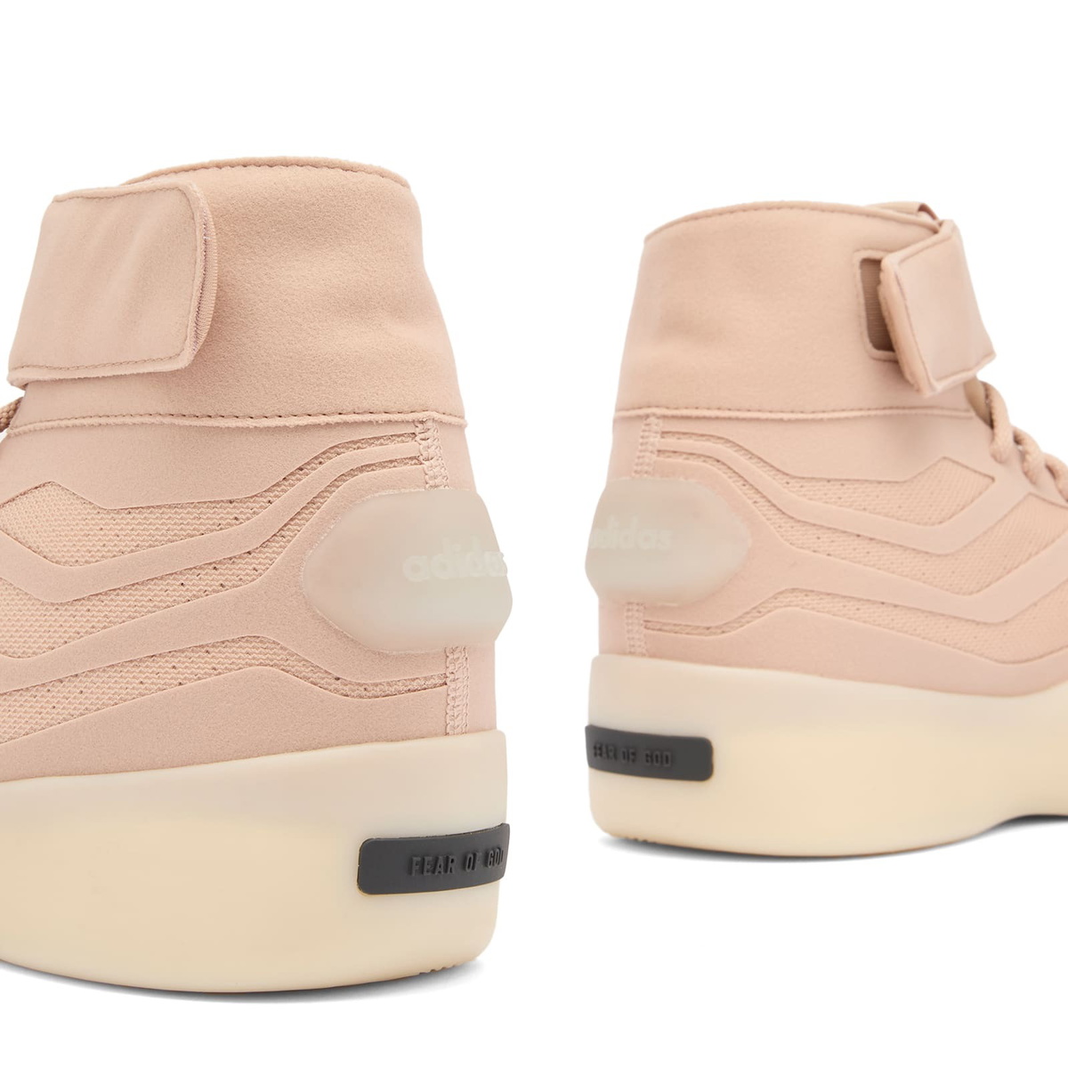 Adidas x FOG Men's adidas x Fear of God Athetlics High Sneaker in Ash Pearl