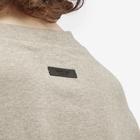 Fear of God ESSENTIALS Men's Core Logo Jersey Long Sleeve T-Shirt in Heather Grey