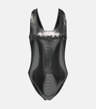 Balmain - Metallic swimsuit