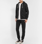 Reigning Champ - Loopback Cotton-Jersey Zip-Up Hoodie - Black