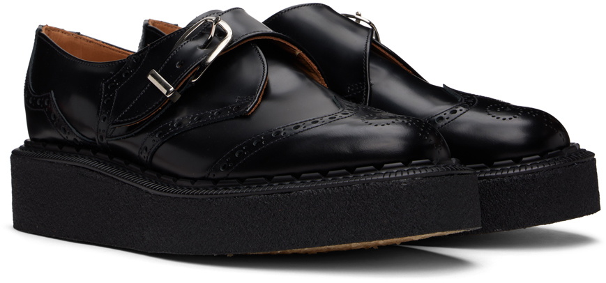 Comme des Garçons Homme Plus Black George Cox Edition Brogue Monkstraps