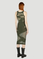 Durazzi Milano Knitted Intarsia Midi Dress