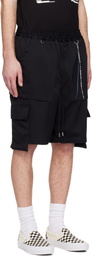 MASTERMIND WORLD Black MW Cargo Shorts