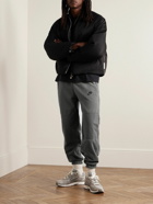 Nike - Club Straight-Leg Logo-Embroidered Nylon-Trimmed Fleece Sweatpants - Gray