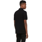 Dolce and Gabbana Black Plaque Polo