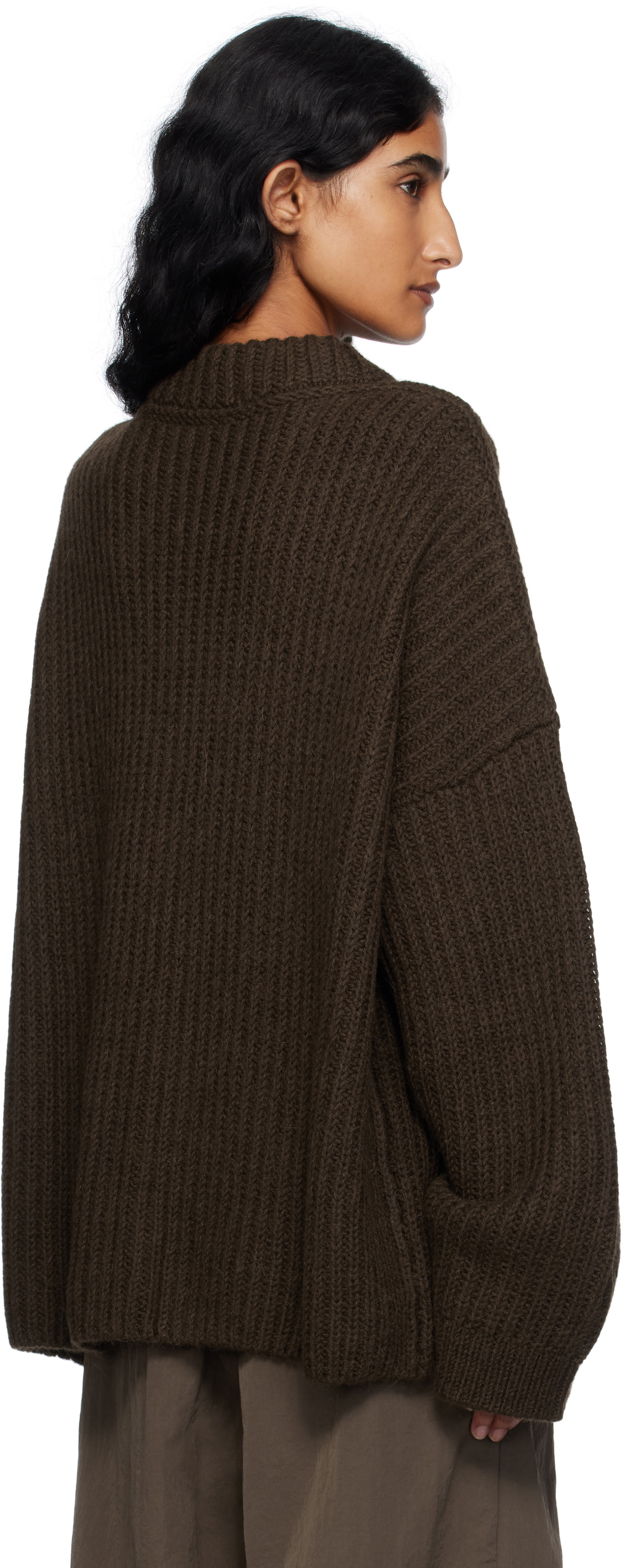 Cecilie Bahnsen Brown Belinda Sweater