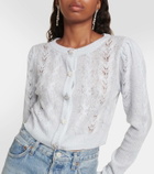LoveShackFancy Birch pointelle wool and cashmere cardigan