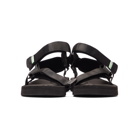 Suicoke Black DEPA-CAB Sandals