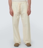 Alanui Akasha cotton-blend straight pants