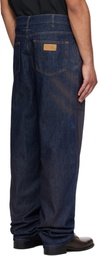 MM6 Maison Margiela Navy Faded Jeans