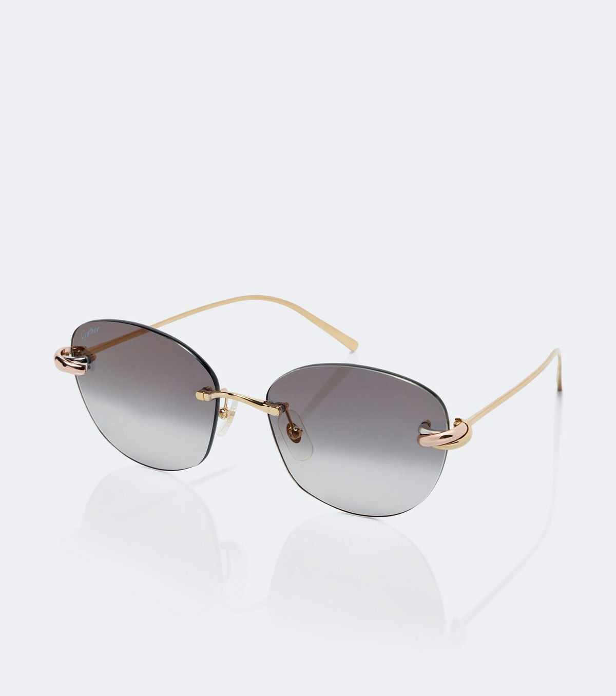 Cartier Eyewear Collection Trinity De Cartier round sunglasses