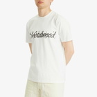 Metalwood Studio Men's Flies T-Shirt in White