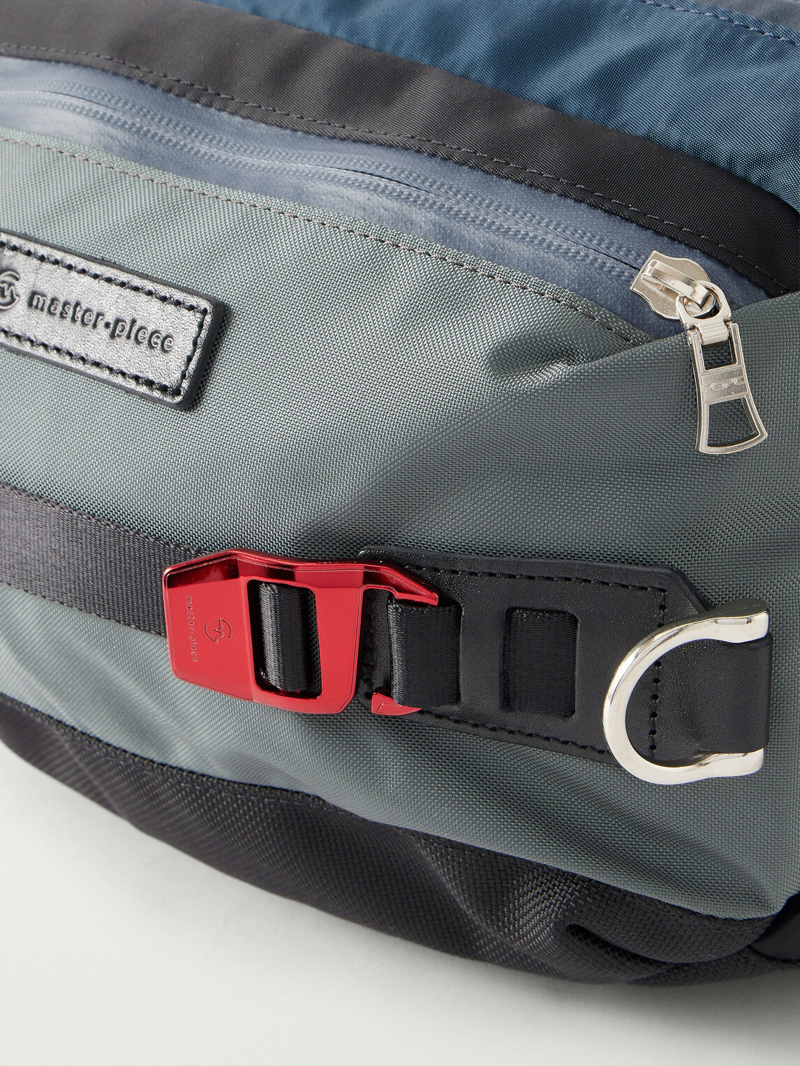 Master-Piece - Leather-Trimmed CORDURA® Twill Belt Bag