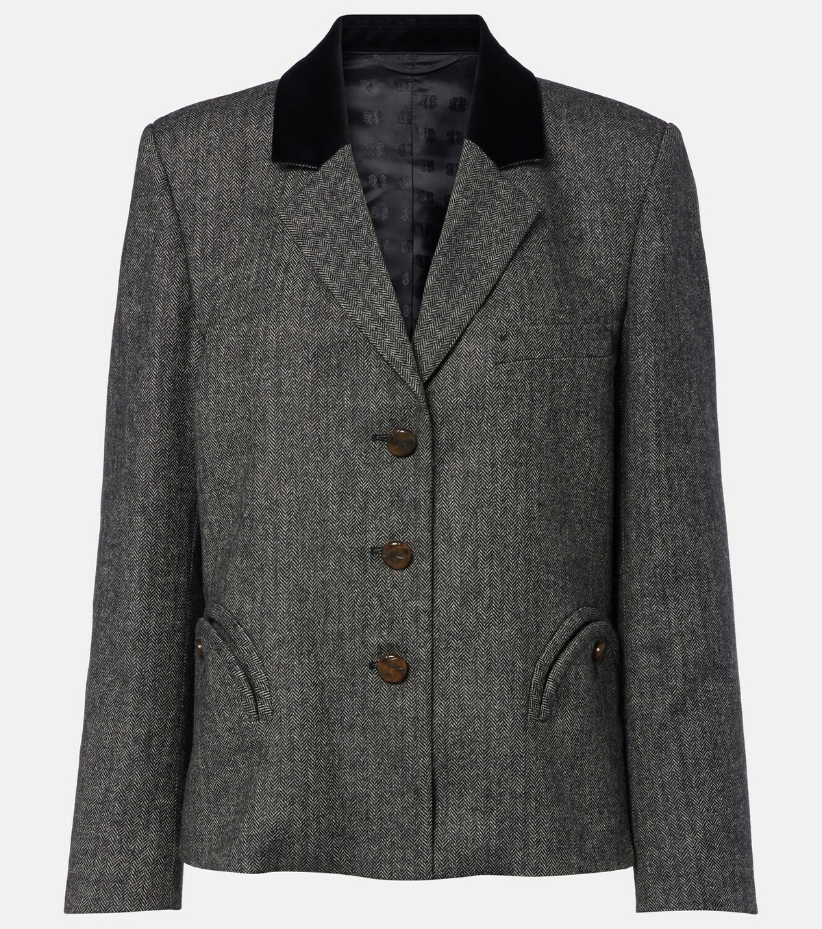 Blazé Milano Shelley wool-blend tweed blazer