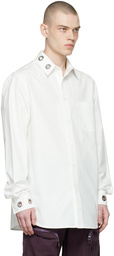 We11done White Cotton Shirt