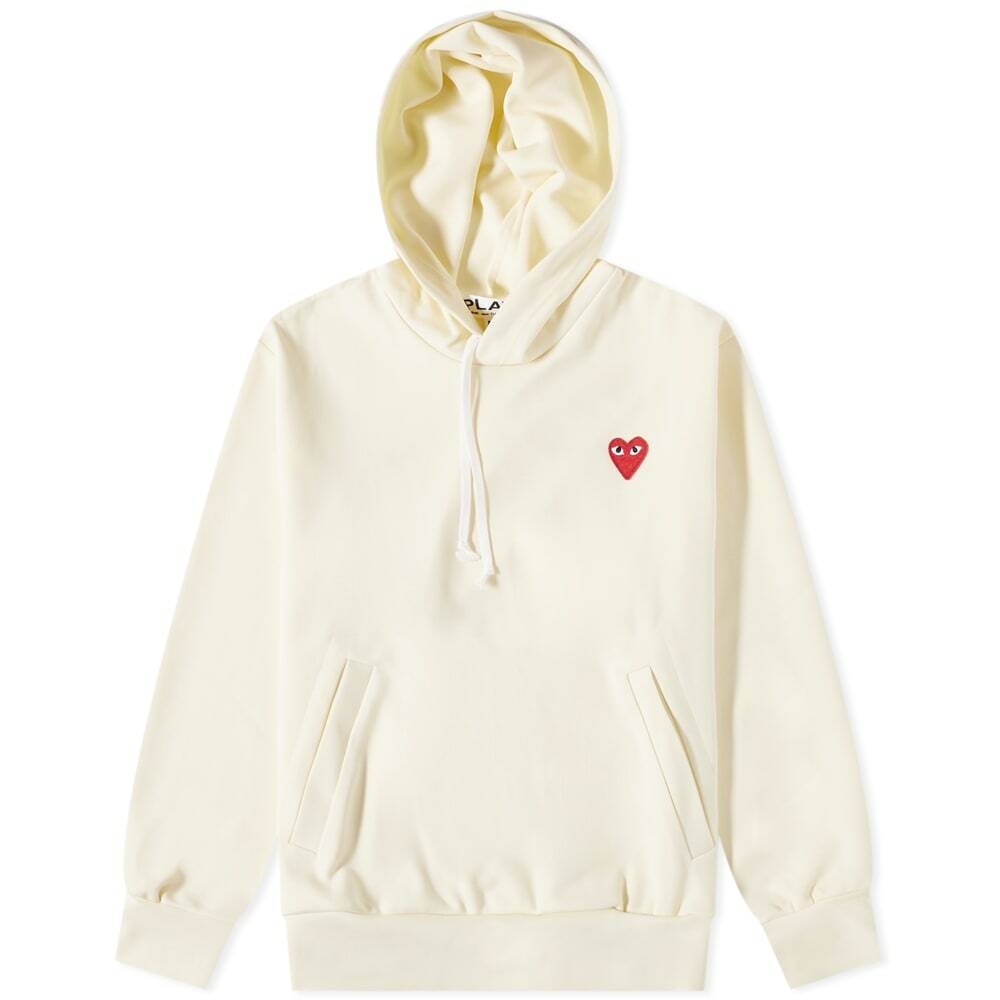 COMME des GARÇONS PLAY Off-White & White Heart Patch