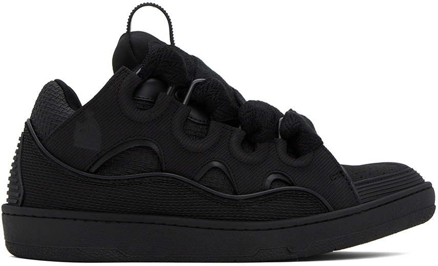 Lanvin Black Curb Sneakers Lanvin