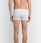 Orlebar Brown - 007 Thunderball Bassett Slim-Fit Short-Length Stretch-Piqué Swim Shorts - White