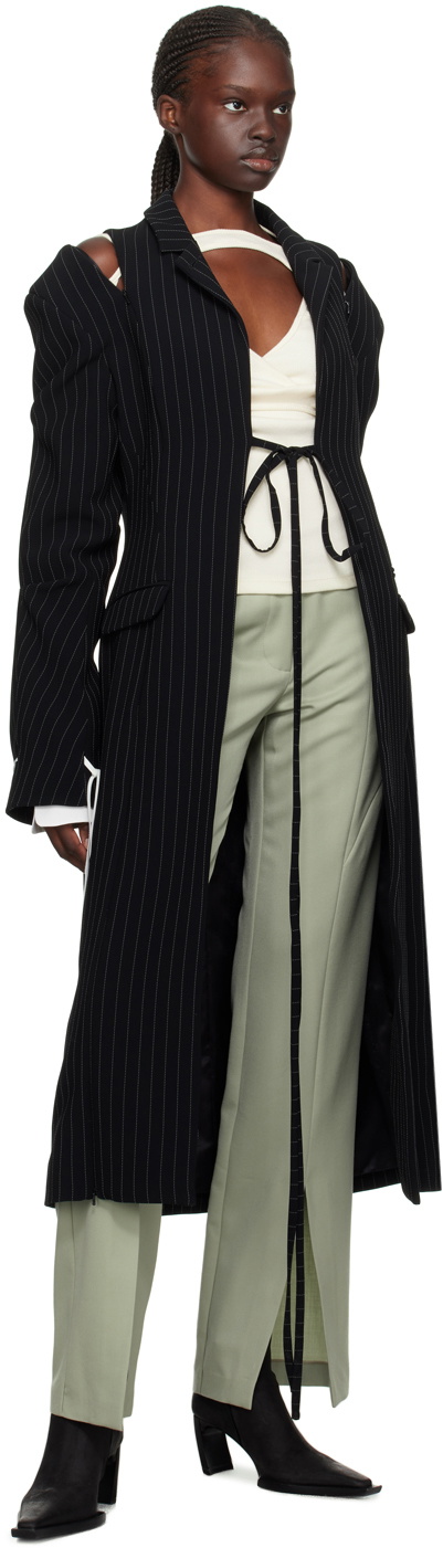 SRVC Black Slash Coat