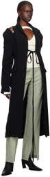 SRVC Black Slash Coat