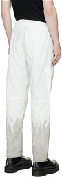44 Label Group White Drawstring Cargo Pants